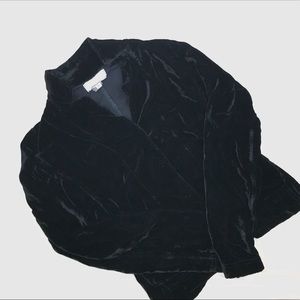 [Theodore Beverly Hills] black Velvet Sweater